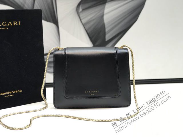 Bvlgari女包 寶格麗新品系列鏈條小包 B288741 膠囊系列 雙蛇首搭扣 Bvlgari2020新款女包  fyd1537